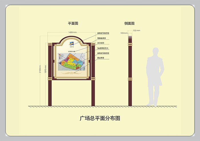 標(biāo)識導(dǎo)視設(shè)計(jì)-廣場總平面發(fā)布圖|聚奇廣告