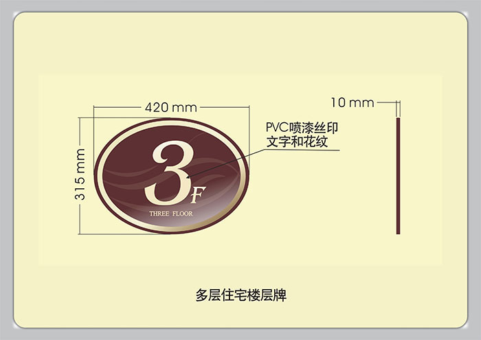 標(biāo)識導(dǎo)視設(shè)計(jì)-多層住宅樓層牌|聚奇廣告